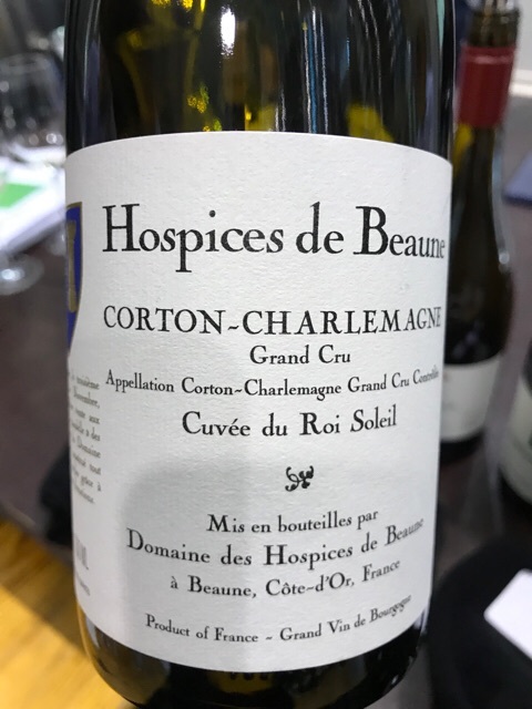 Hospices de Beaune Corton Charlemagne Grand Cru Cuvee du Roi Soleil 2014