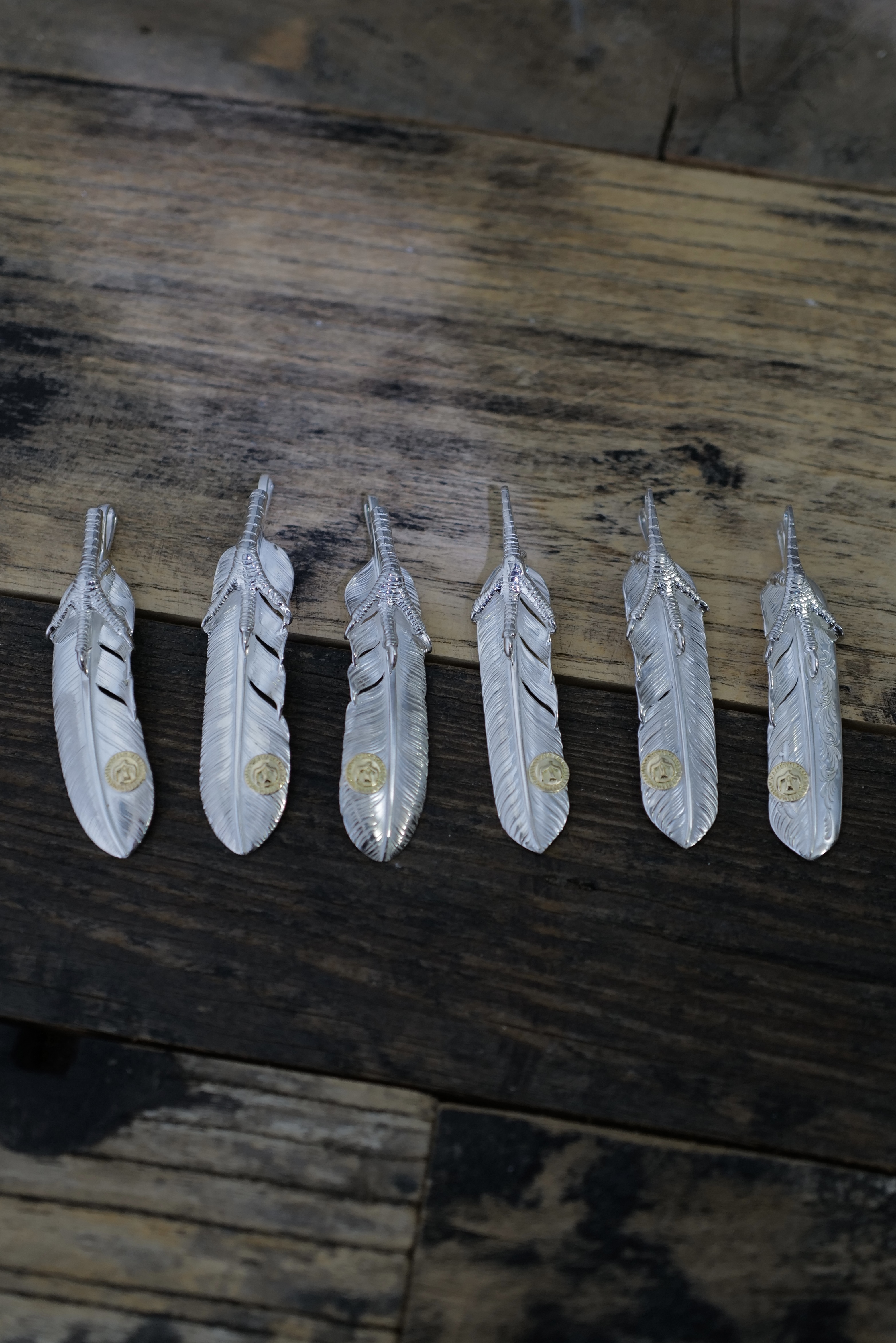 銀爪點金羽毛類 大碼*