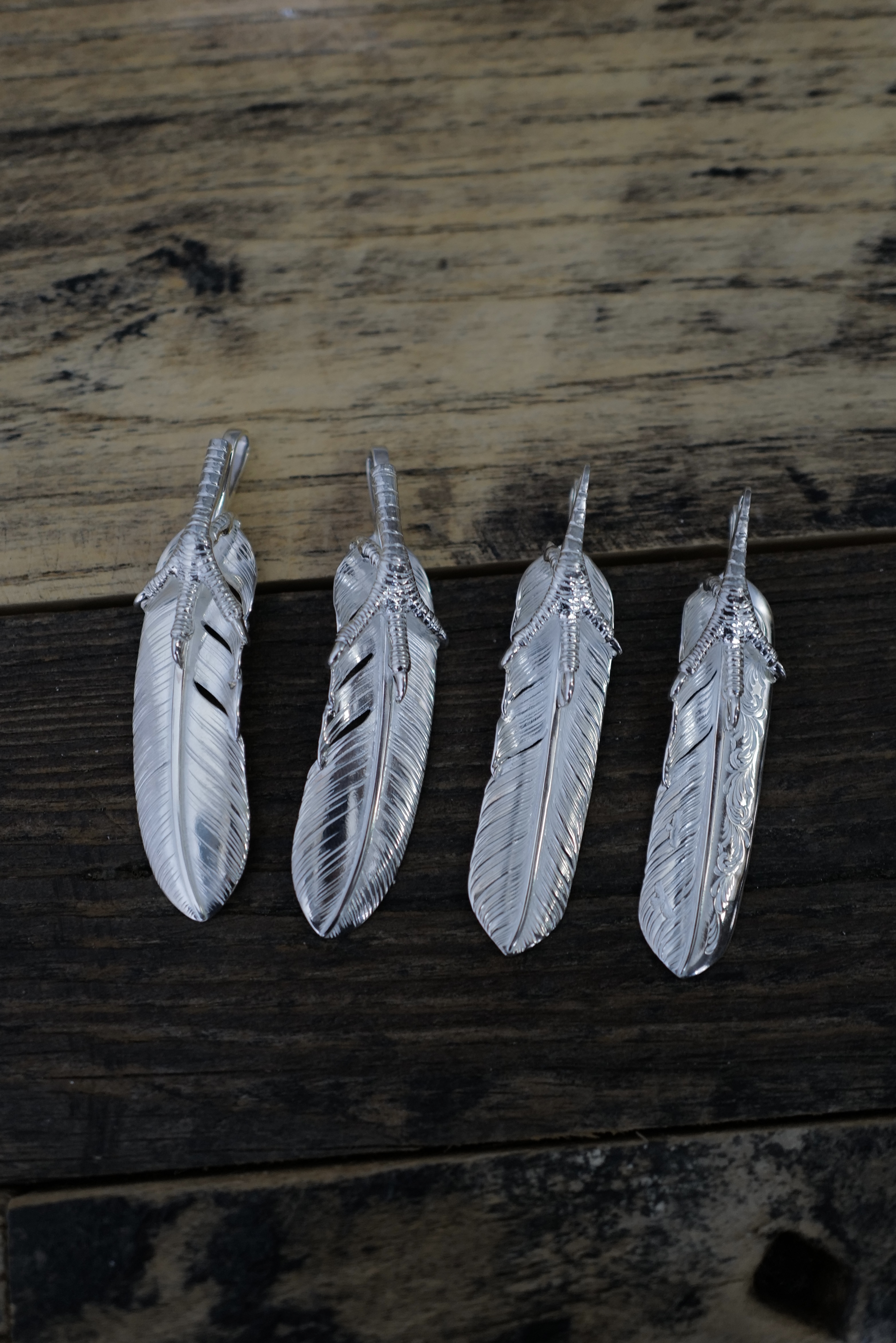 銀爪羽毛類 大碼*