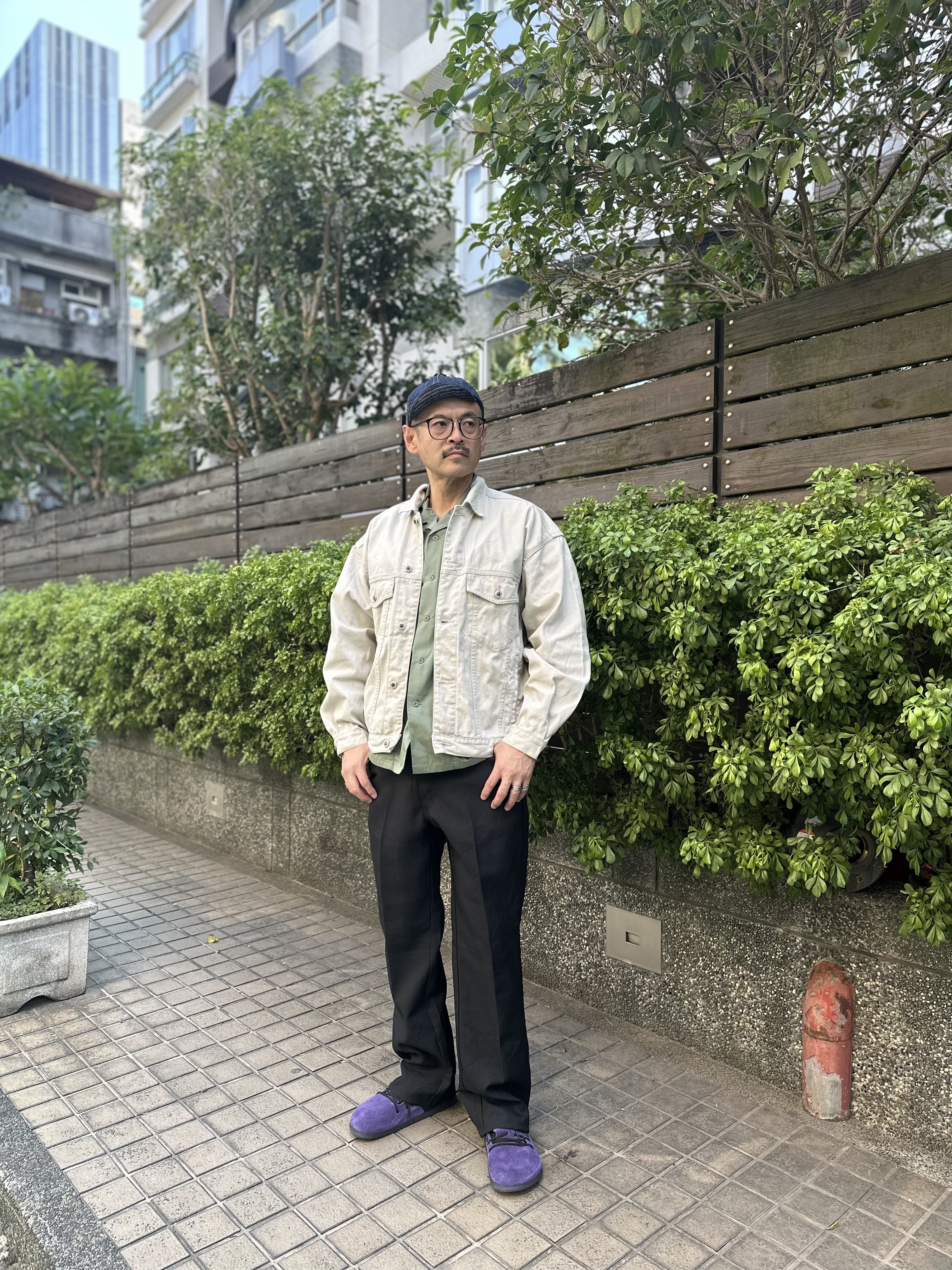 90’s Eddie BauerWhite Denim Jacket