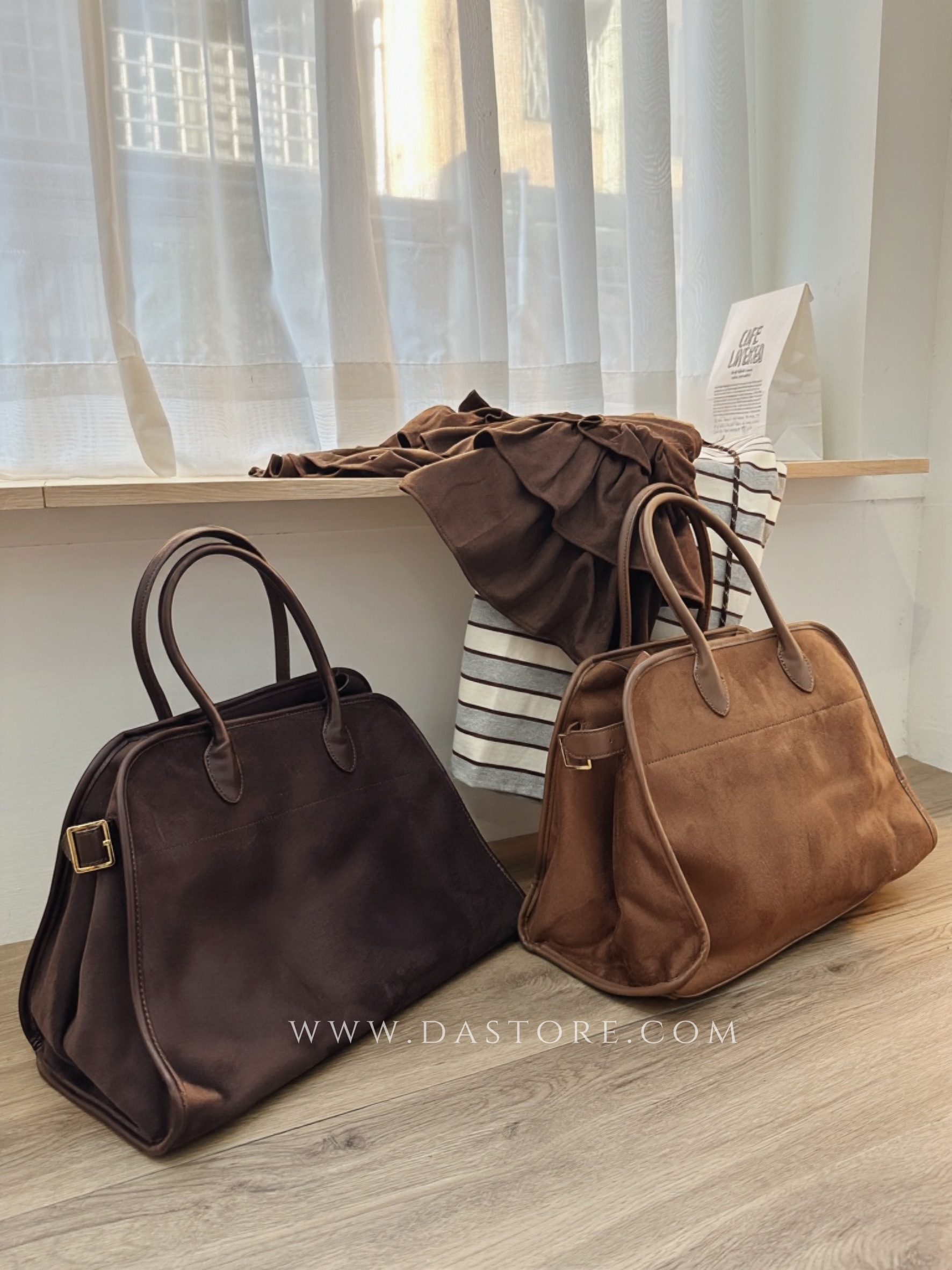 摩登時尚磨沙皮托特包