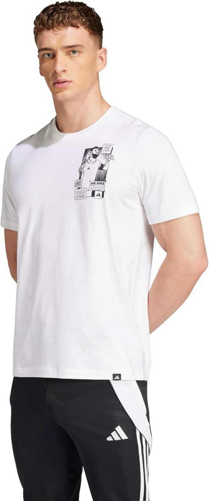 【直播】Adidas LL101584 男裝圖案短袖上衣