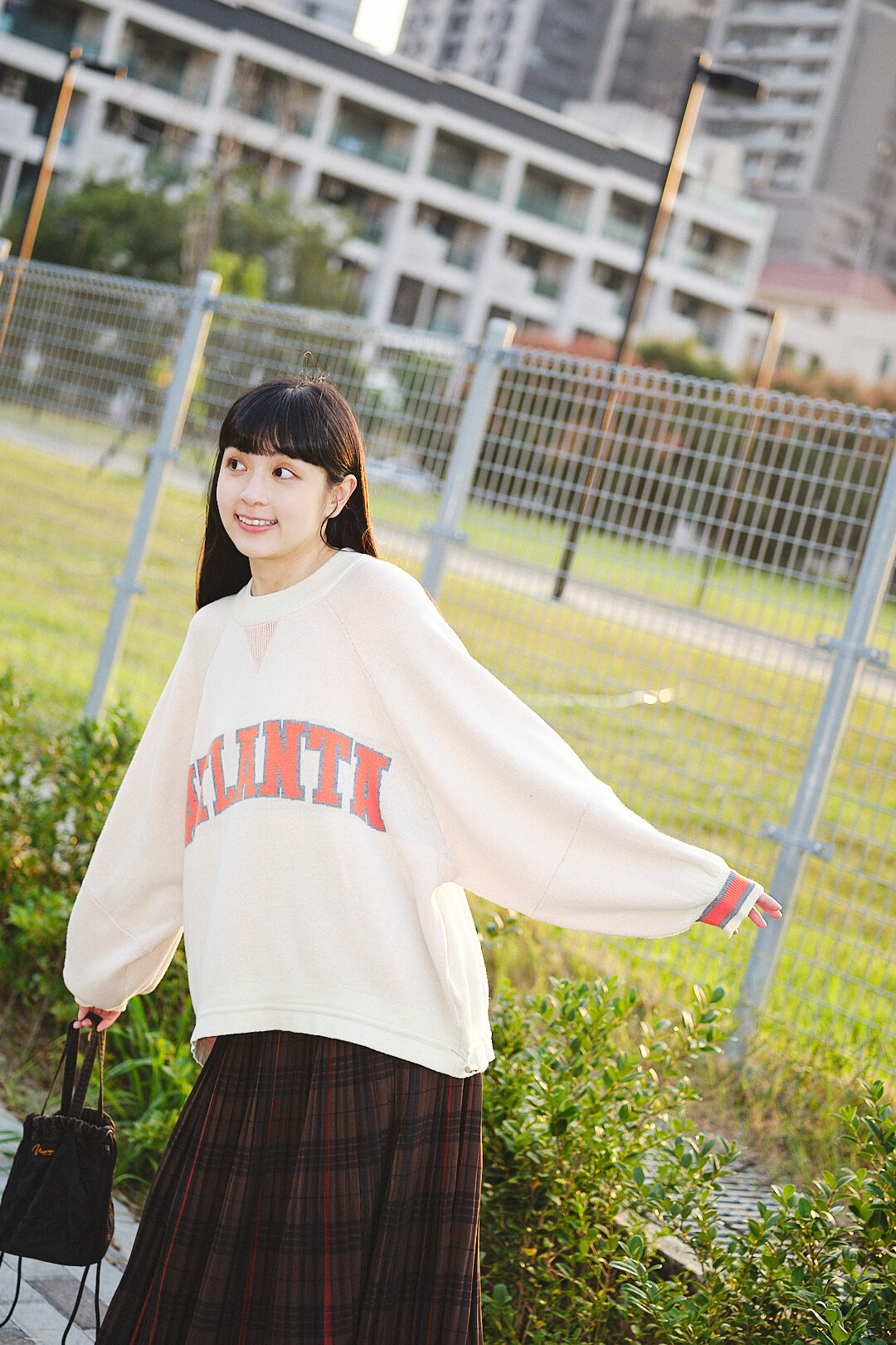 往日時光！緹花織紋抽繩上衣(兩色-象牙)