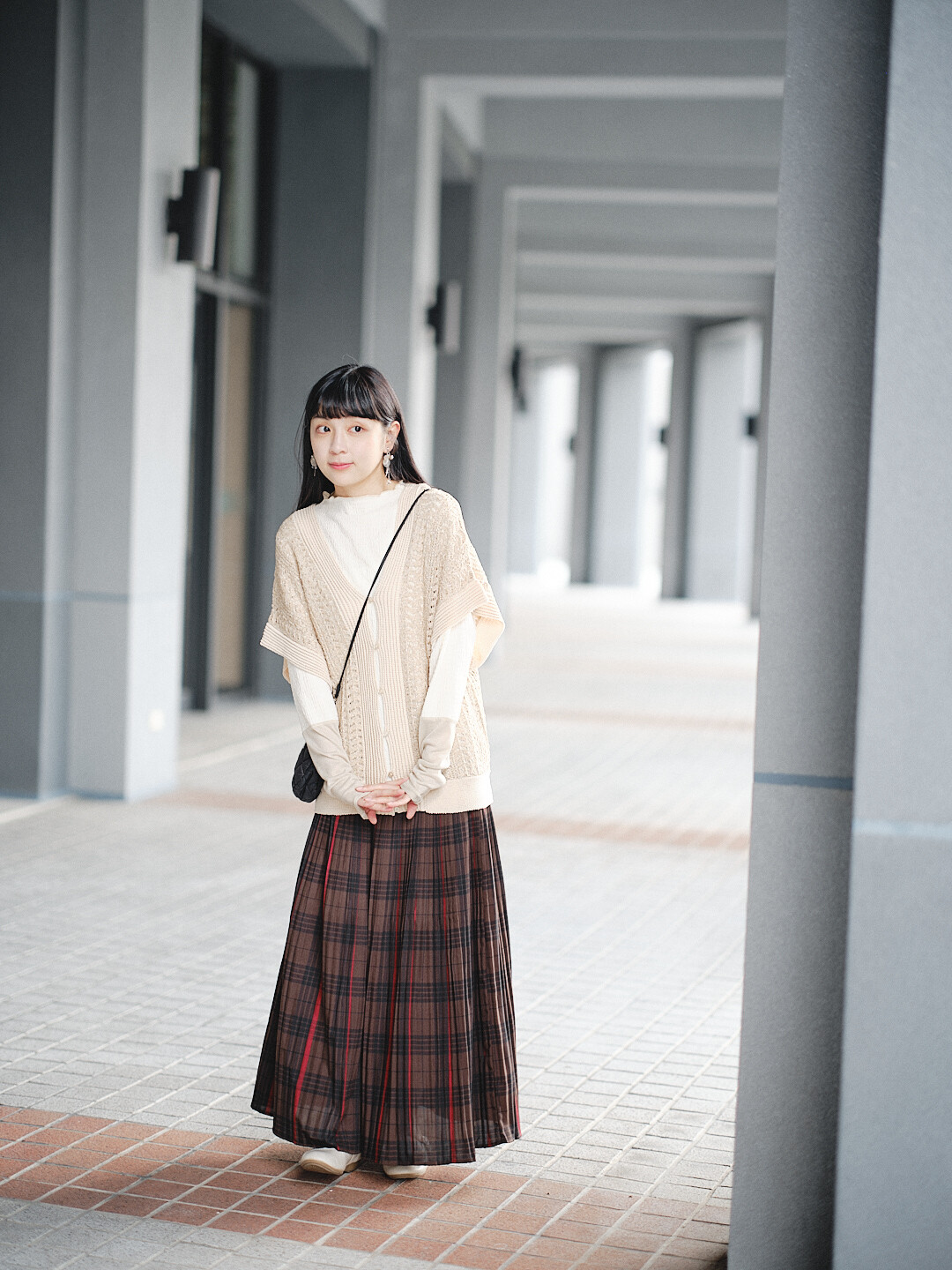 (預購)坍縮的星！2way鏤空編織背心(三色-米)