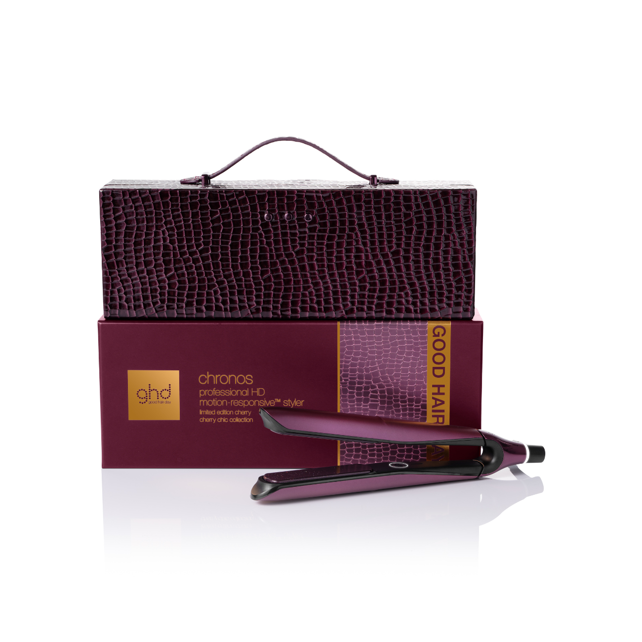 GHD CHERRY CHIC 時尚櫻桃紅限量版系列 CHRONOS 高清亮澤造型夾