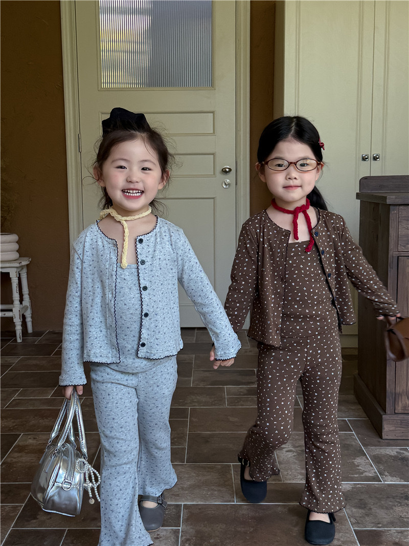 小小花園碎花三件組