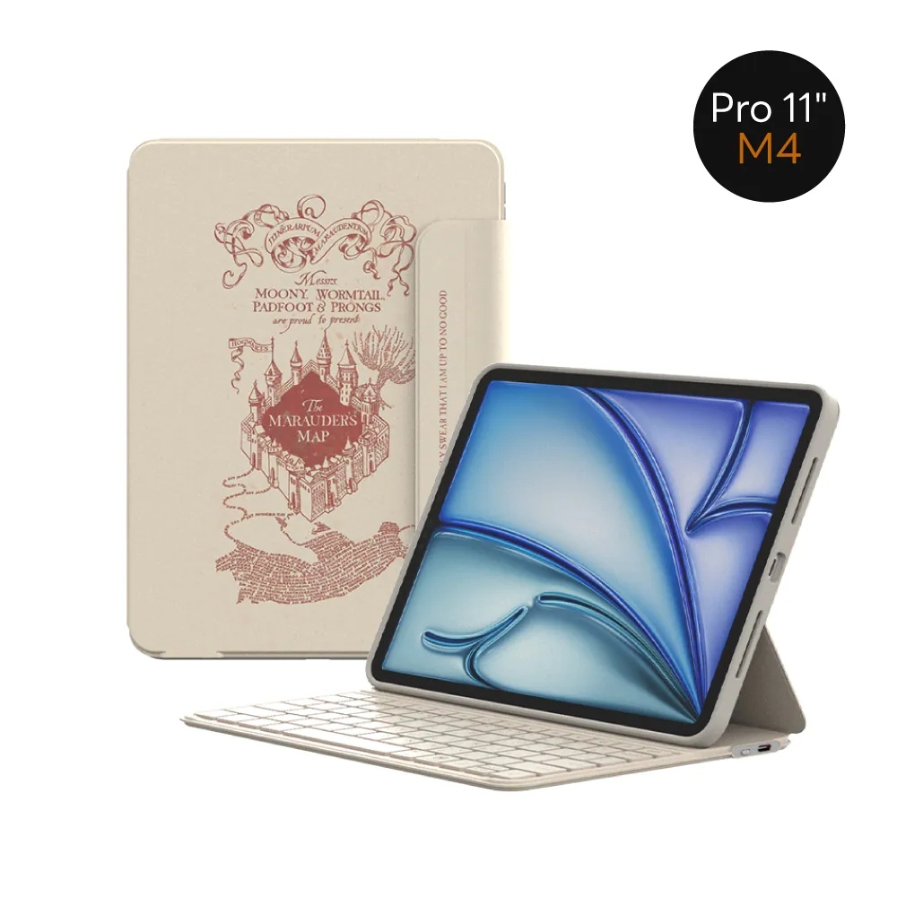 eiP｜哈利波特 iPad鍵盤保護殼 劫盜地圖 (iPad Pro 11" M4 2024款)
