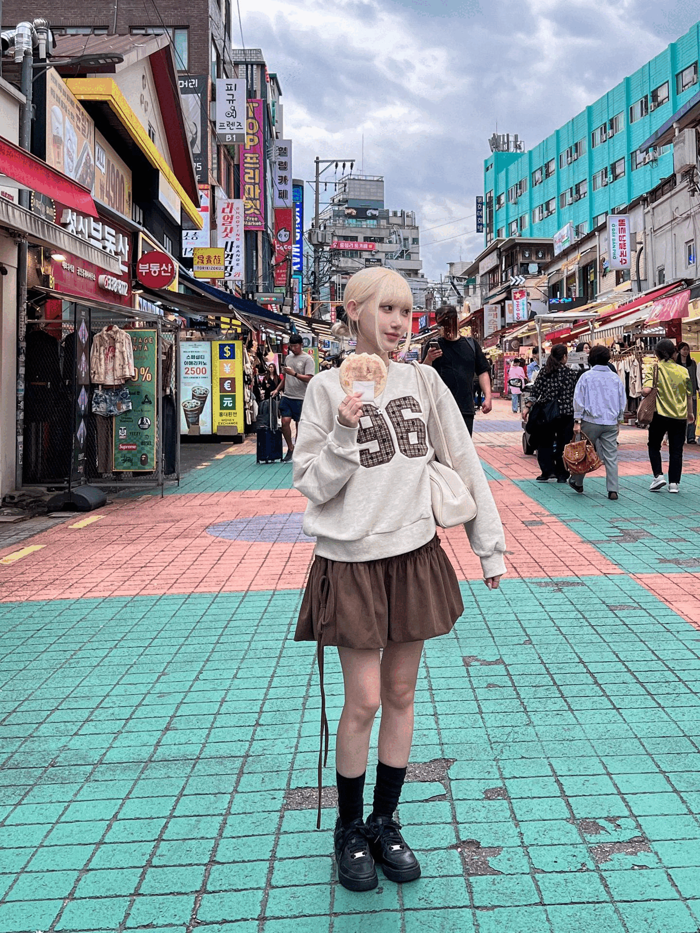 燈芯絨綁帶泡泡裙〈🇰🇷DAY 2〉