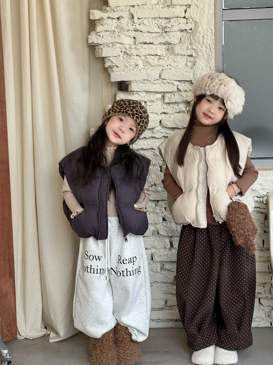 小南瓜手塞棉麵包背心