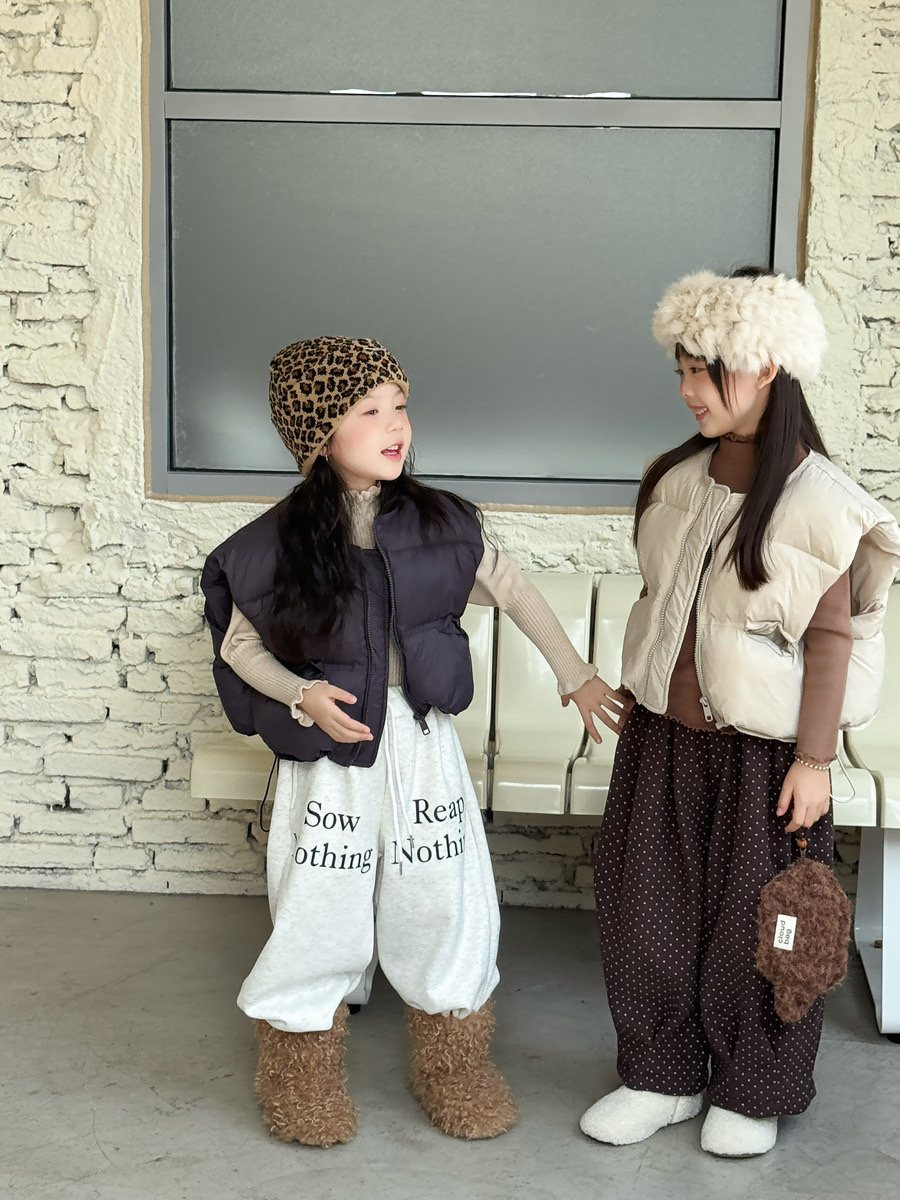 小南瓜手塞棉麵包背心