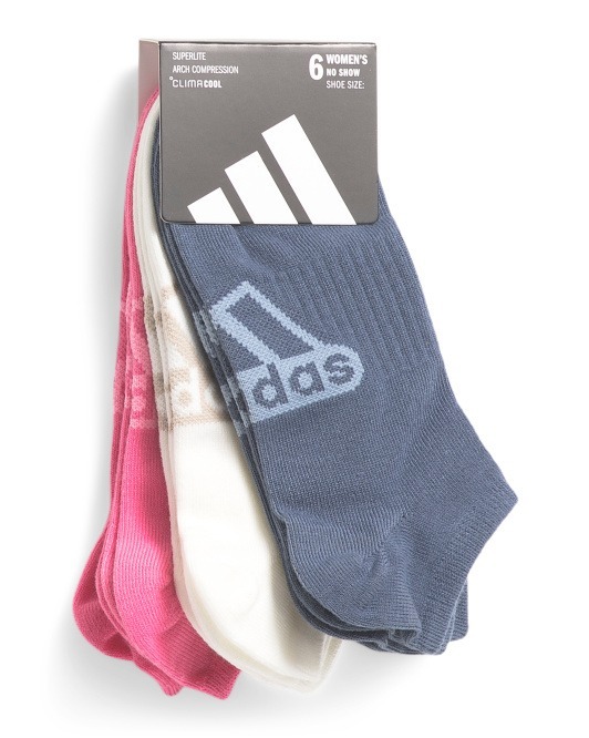 【直播】Adidas LL1015888 女裝6對裝襪