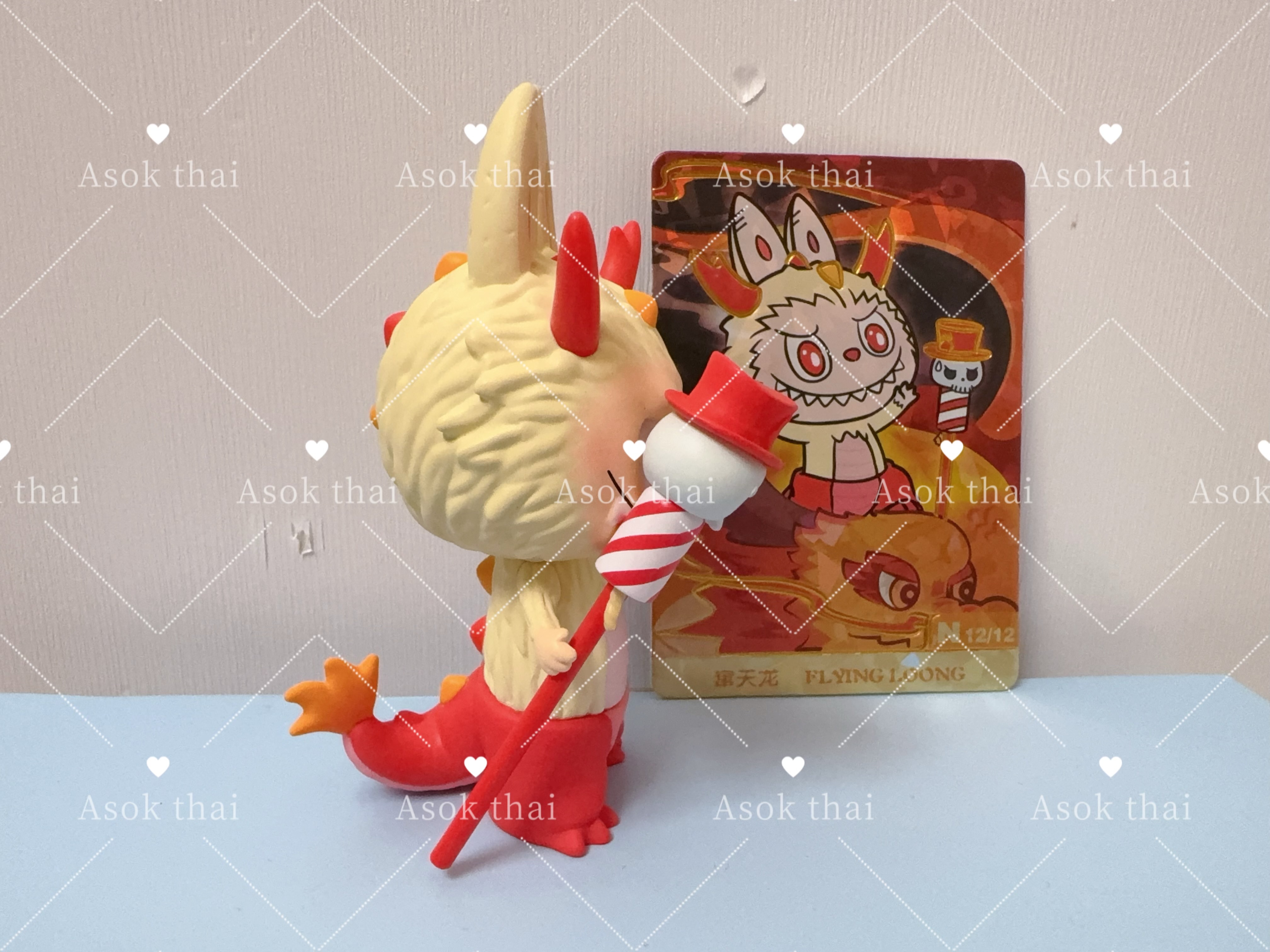 POPMART 龍吟獻瑞系列LABUBU窜天龍手辦