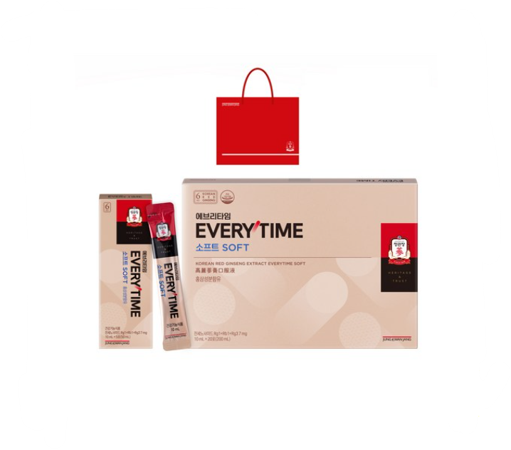 正官庄 Everytime Soft 紅蔘精・提升免疫與活力 | 10ml  x 20包