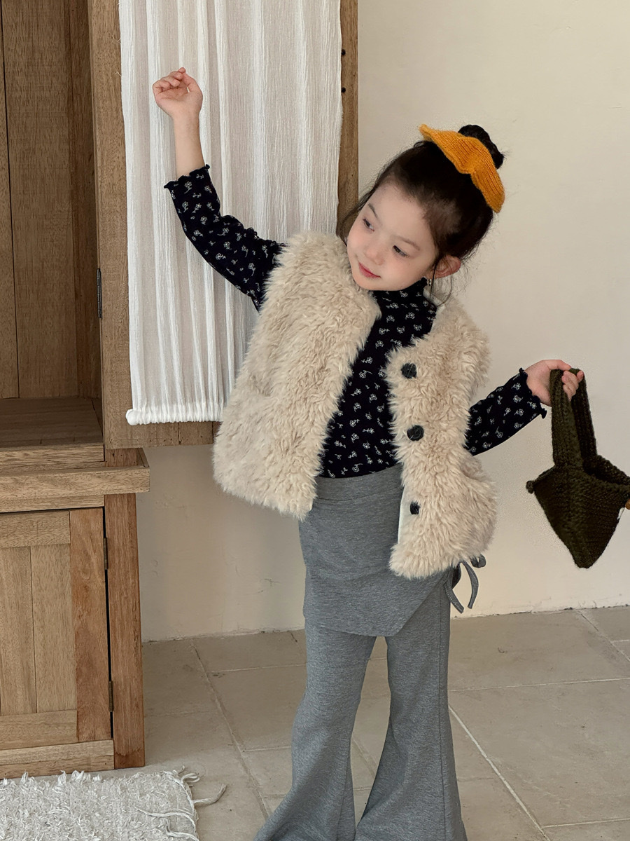 百搭疊穿加絨羊羔毛背心