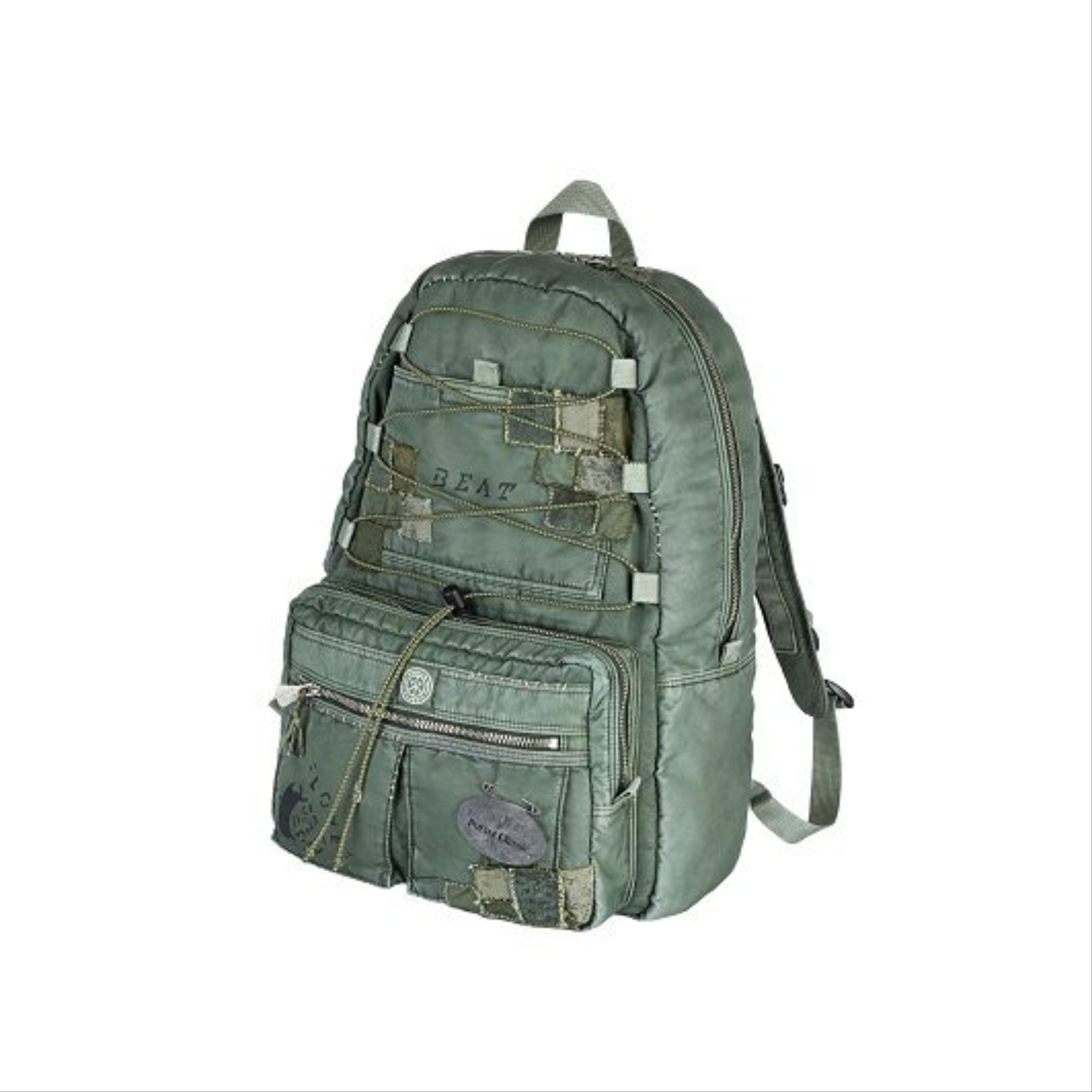 2025AW PORTER CLASSIC SUPER NYLON DAYPACK L 超限量 伊勢丹 ISETAN 限定 超限量 貼布 破壞 水洗 軍綠色 後背包 現貨 PC-015-2473-0052