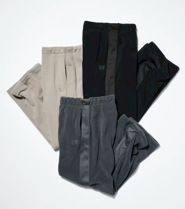 iSNEAKERS｜ Uniqlo x Needles  刷毛寬褲 3色