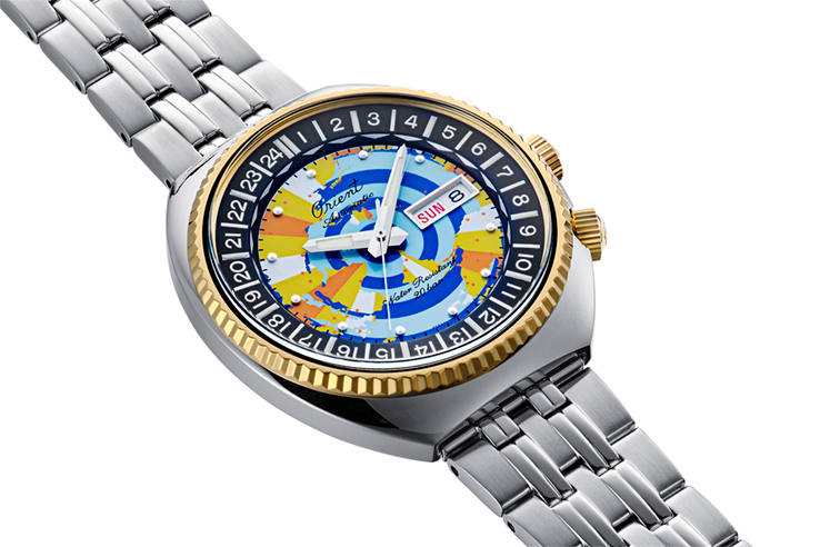 ORIENT 75th Anniversary World Map Limited Edition Automatic RA-AA0E08Y