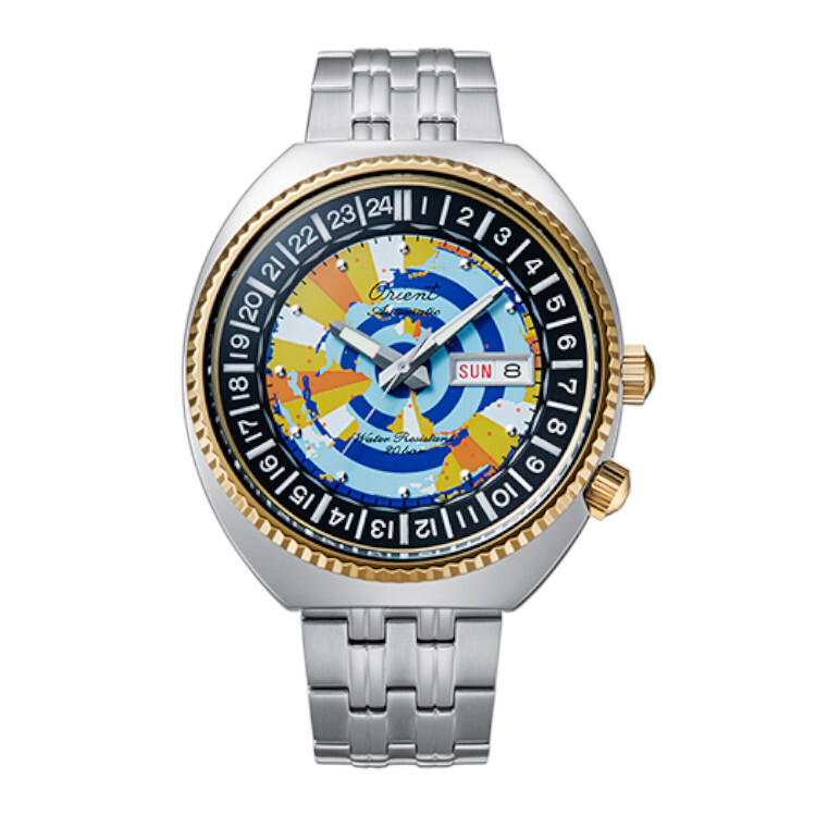 ORIENT 75th Anniversary World Map Limited Edition Automatic RA-AA0E08Y