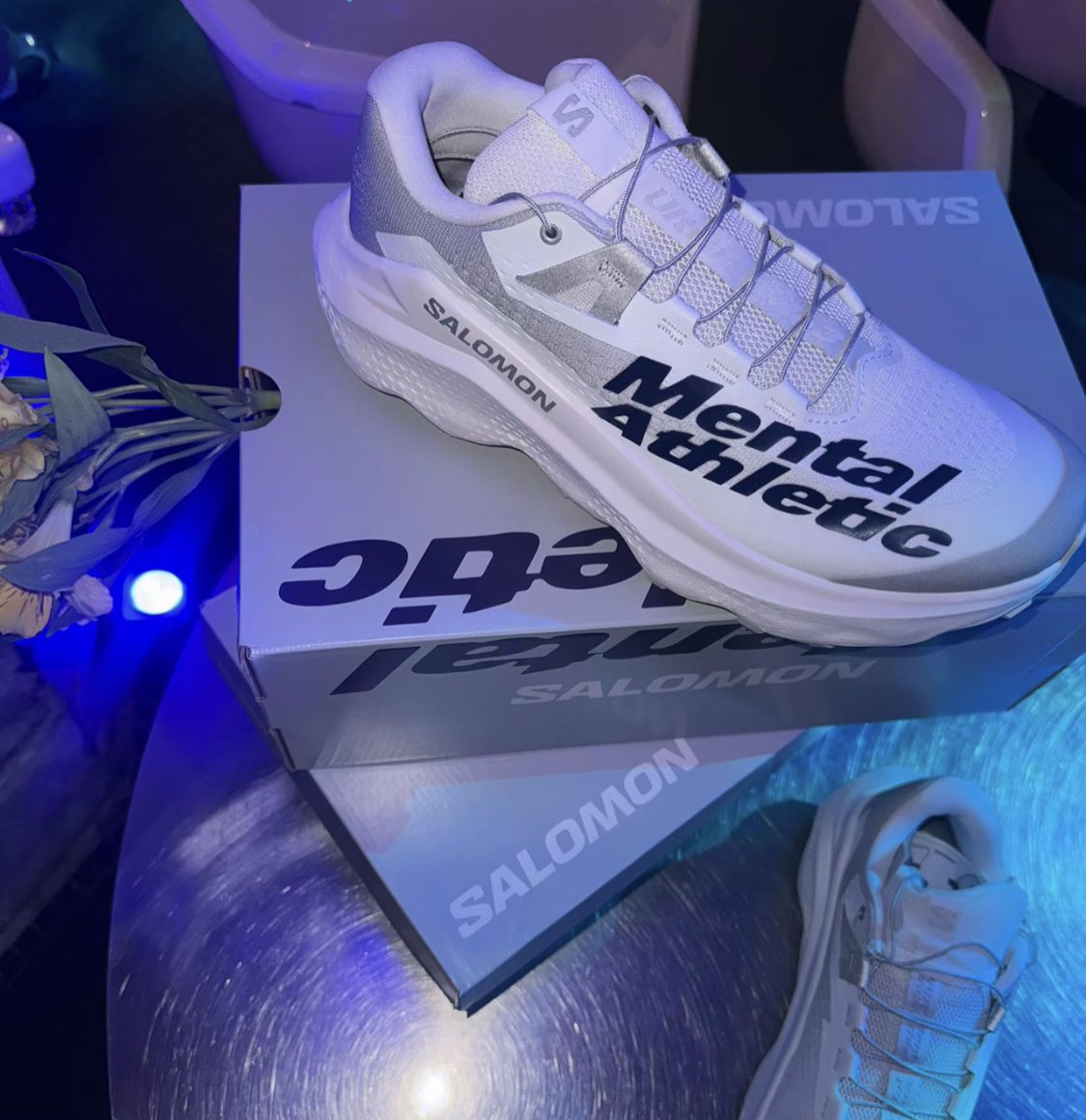 【APAIR】預購 mental athletic x Salomon Ultra Glide 3 白銀藍 機能鞋 抽繩 479655