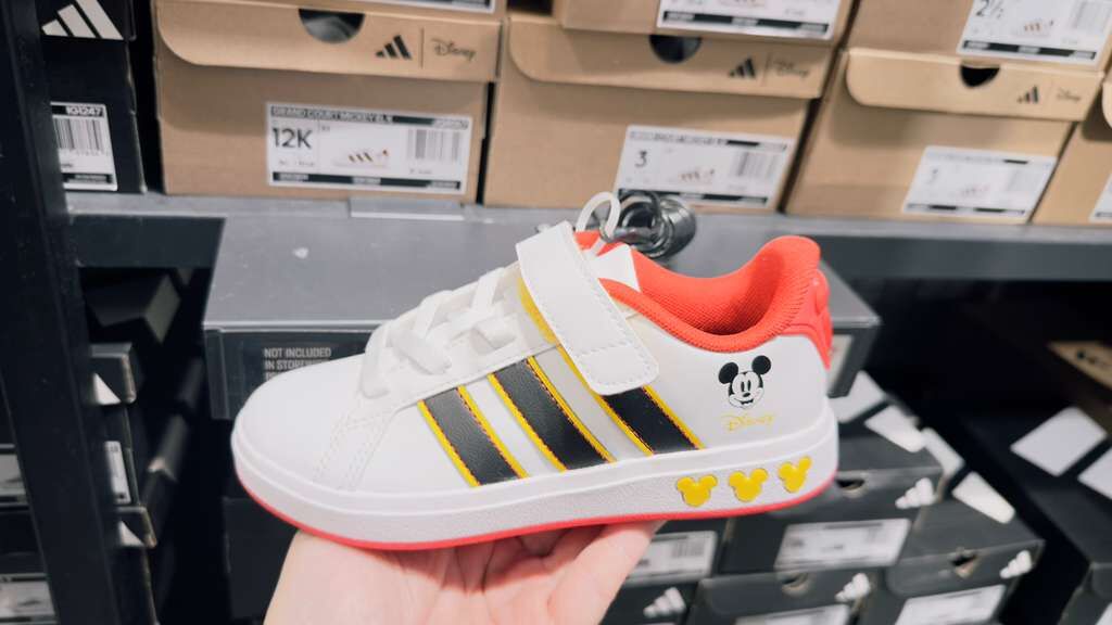 【直播】Adidas LL1015103 迪士尼米奇老鼠 Grand Court 童裝運動鞋