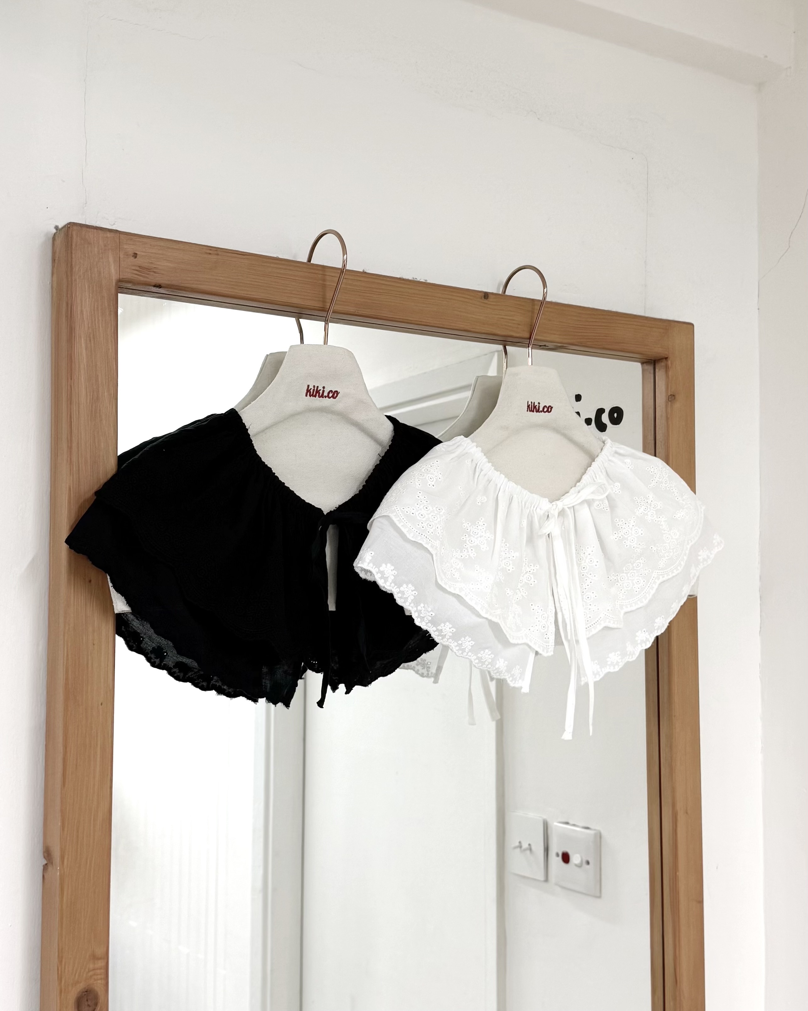 多功能橡筋通花小領