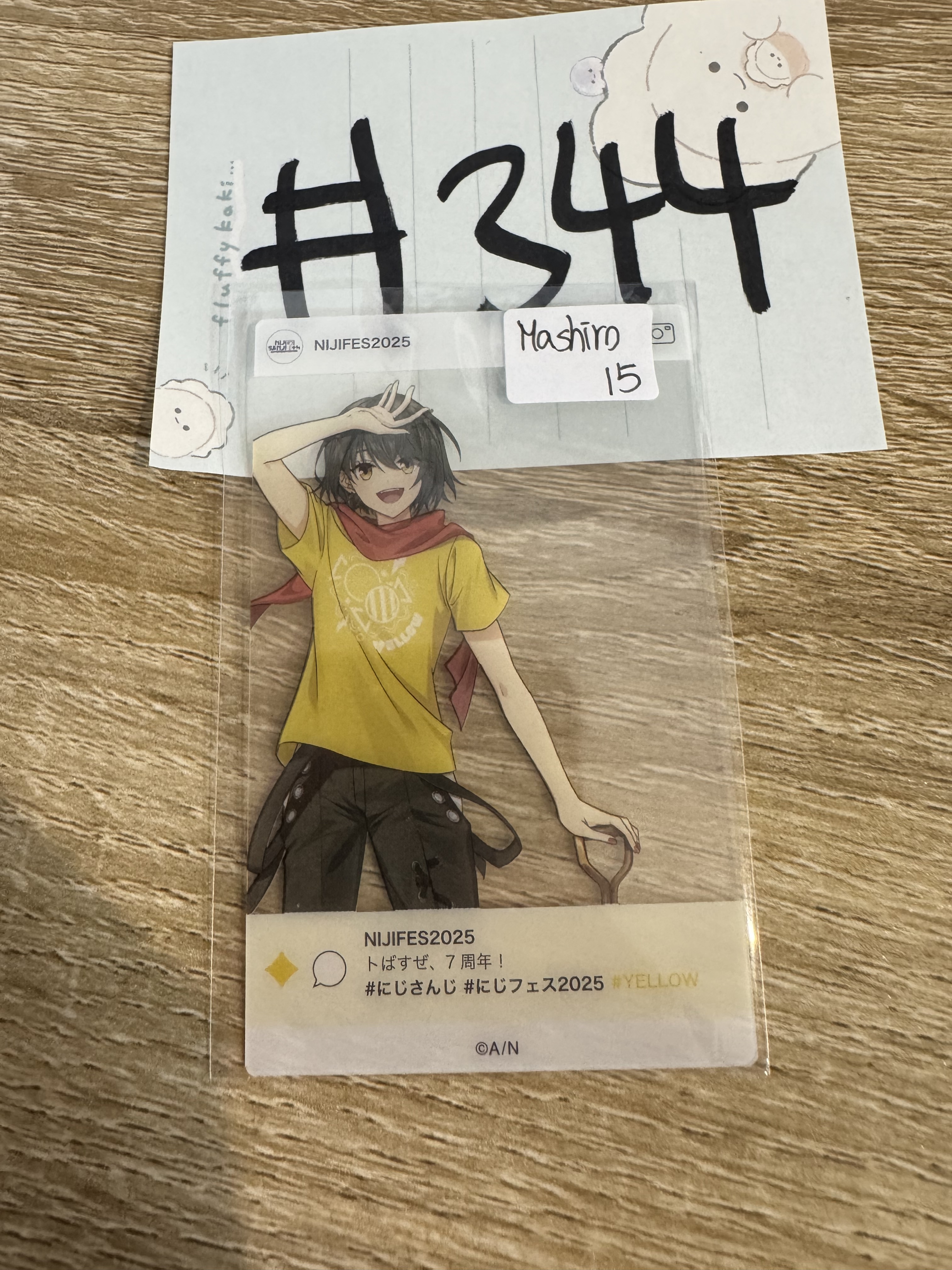 彩虹社  MASHIRO 膠卡  #344