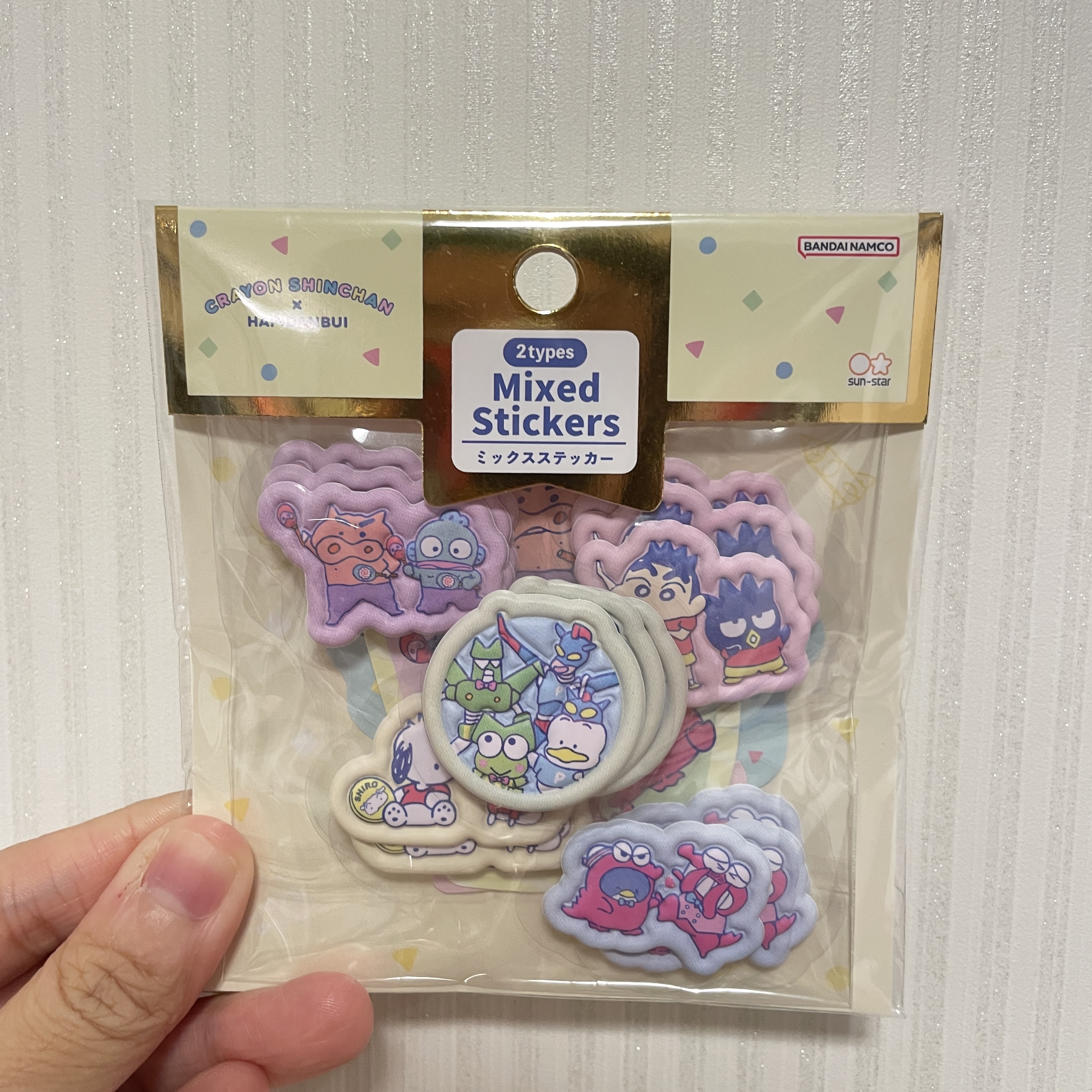 JP Sanrio x 蠟筆小新立體貼紙 2843 TK251015