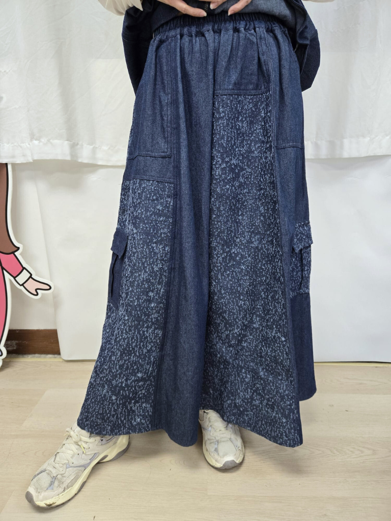 LN 提花牛仔半身裙