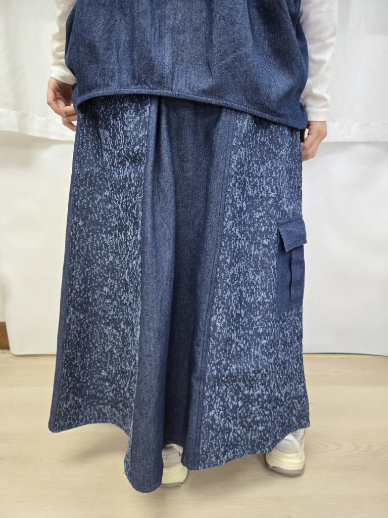 LN 提花牛仔半身裙