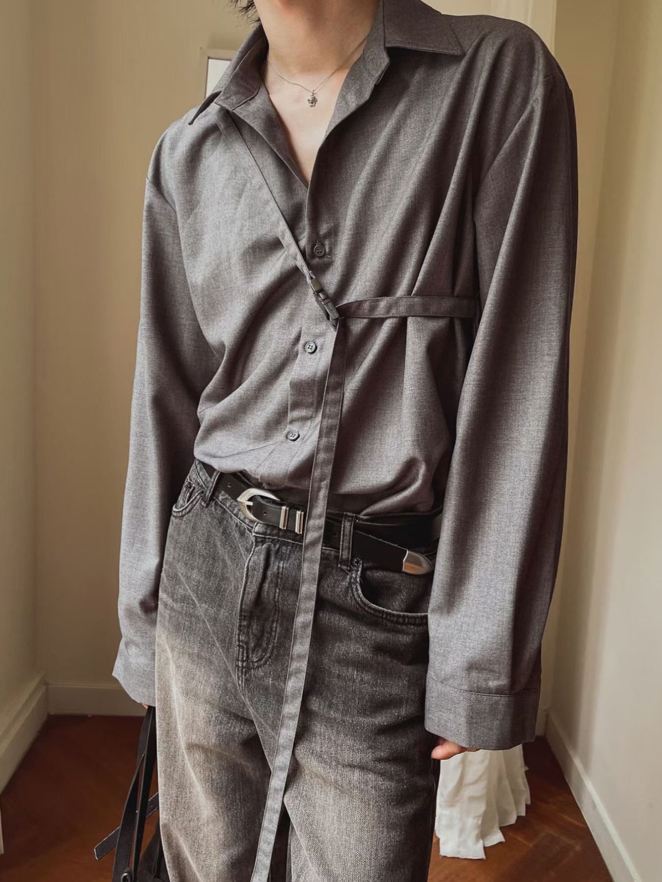 淨色長袖恤衫 tap-082S