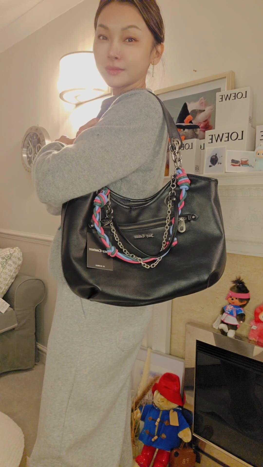 英國代購 (獨立訂單)-JUICY COUTURE ANGEL M DOUBLE HANDLE