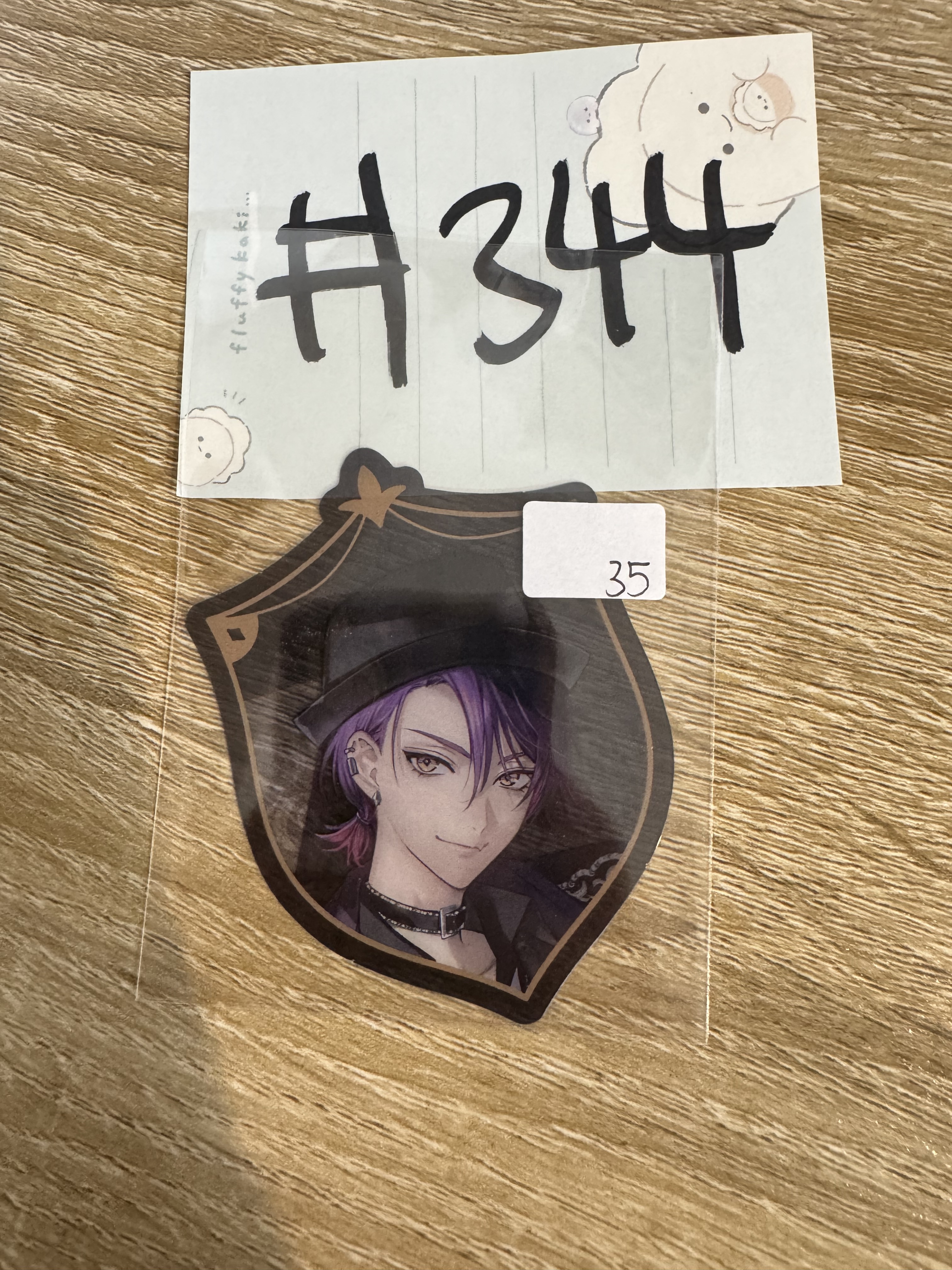 彩虹社 雲雀 膠卡#344