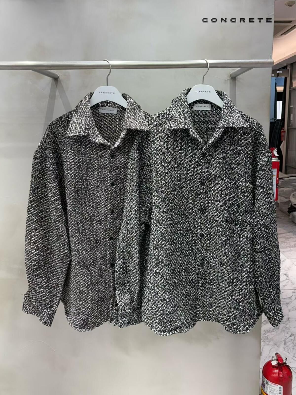 混色長袖恤衫 CONCRETE-027S