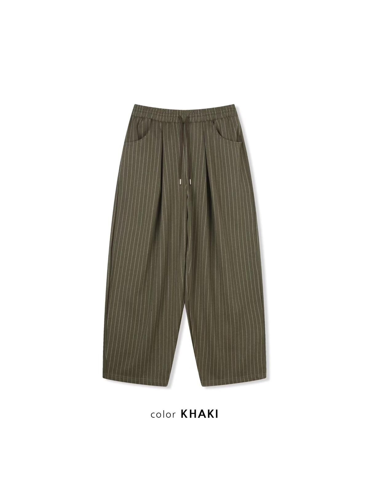 直紋鬆身褲 CONCRETE-028P