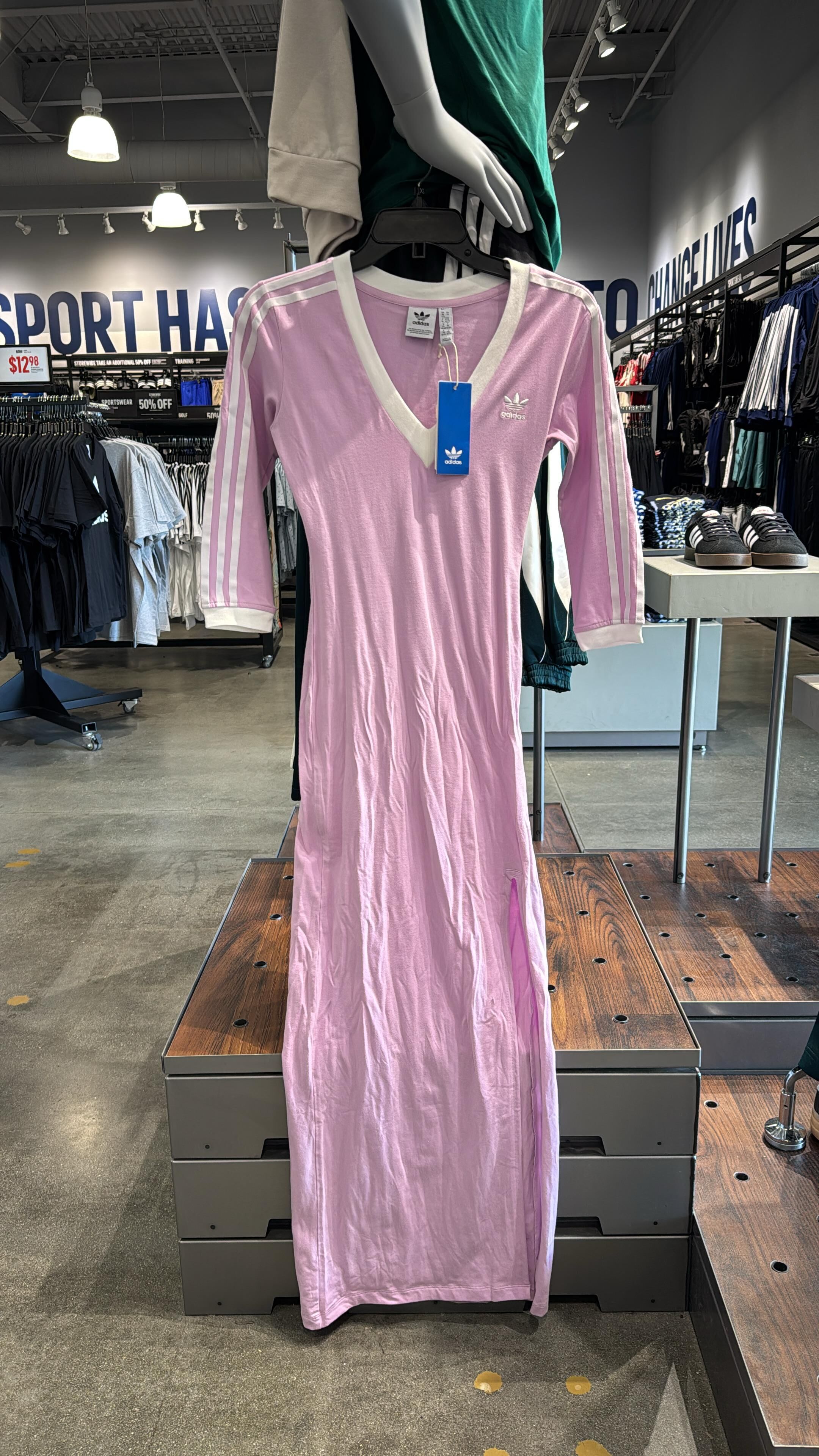 【直播】Adidas LL1015334  Adidas 女裝連身長裙粉紅色