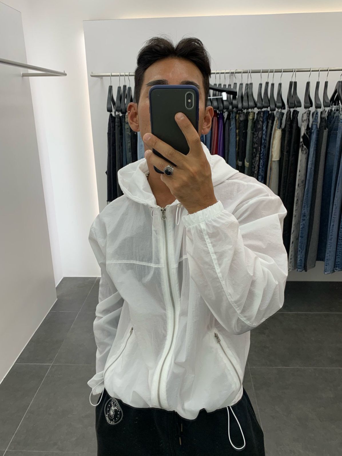 淨色連帽拉鍊外套 LIL-064JK