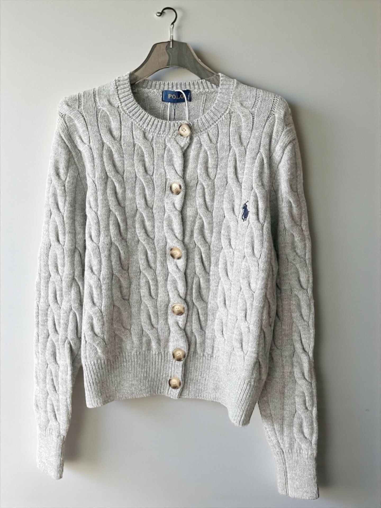 Ralph Lauren絞花開衫