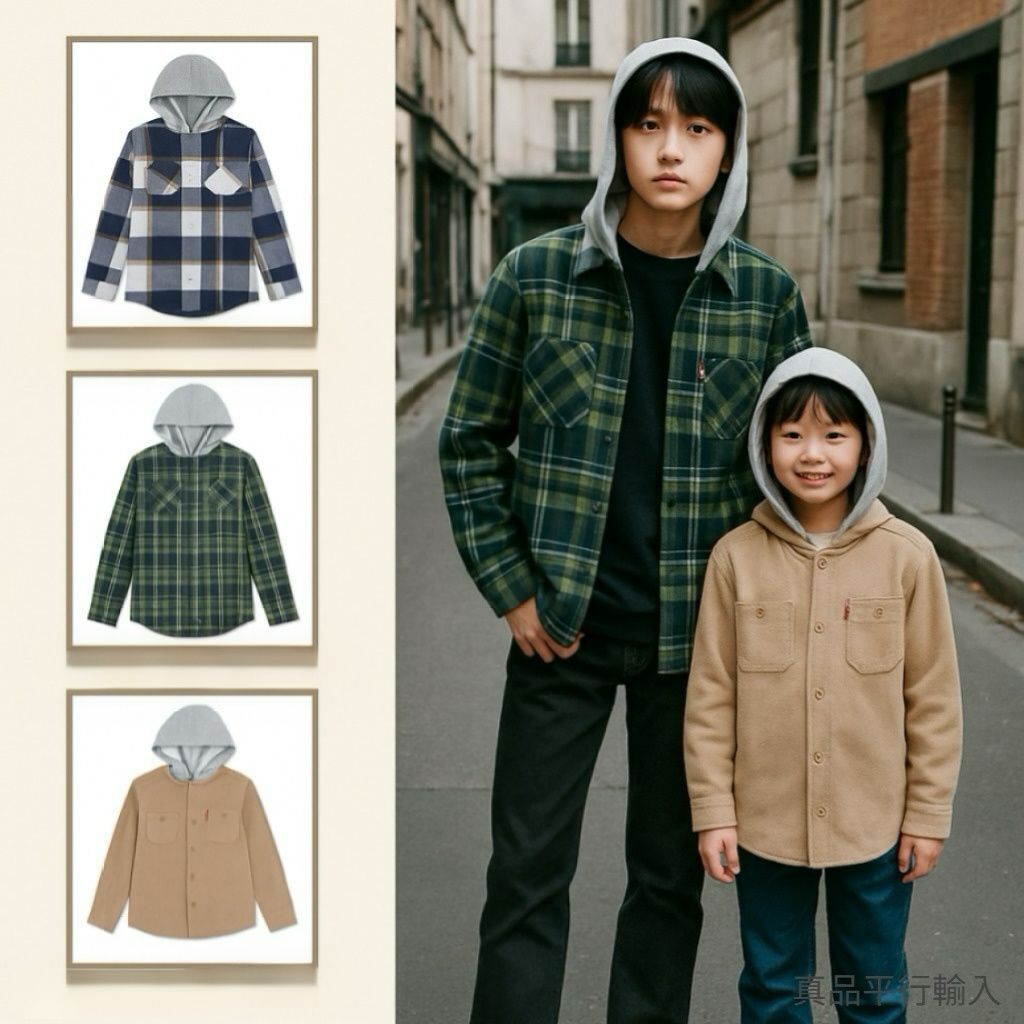 【預購】LEVIS H101553 男童連帽外套