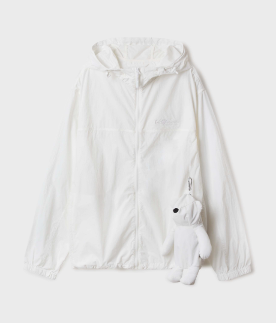 [K] WHO.A.U Steve Packable Windbreaker, (39)Ivory, WHJJF3791U39 (KWAU260)