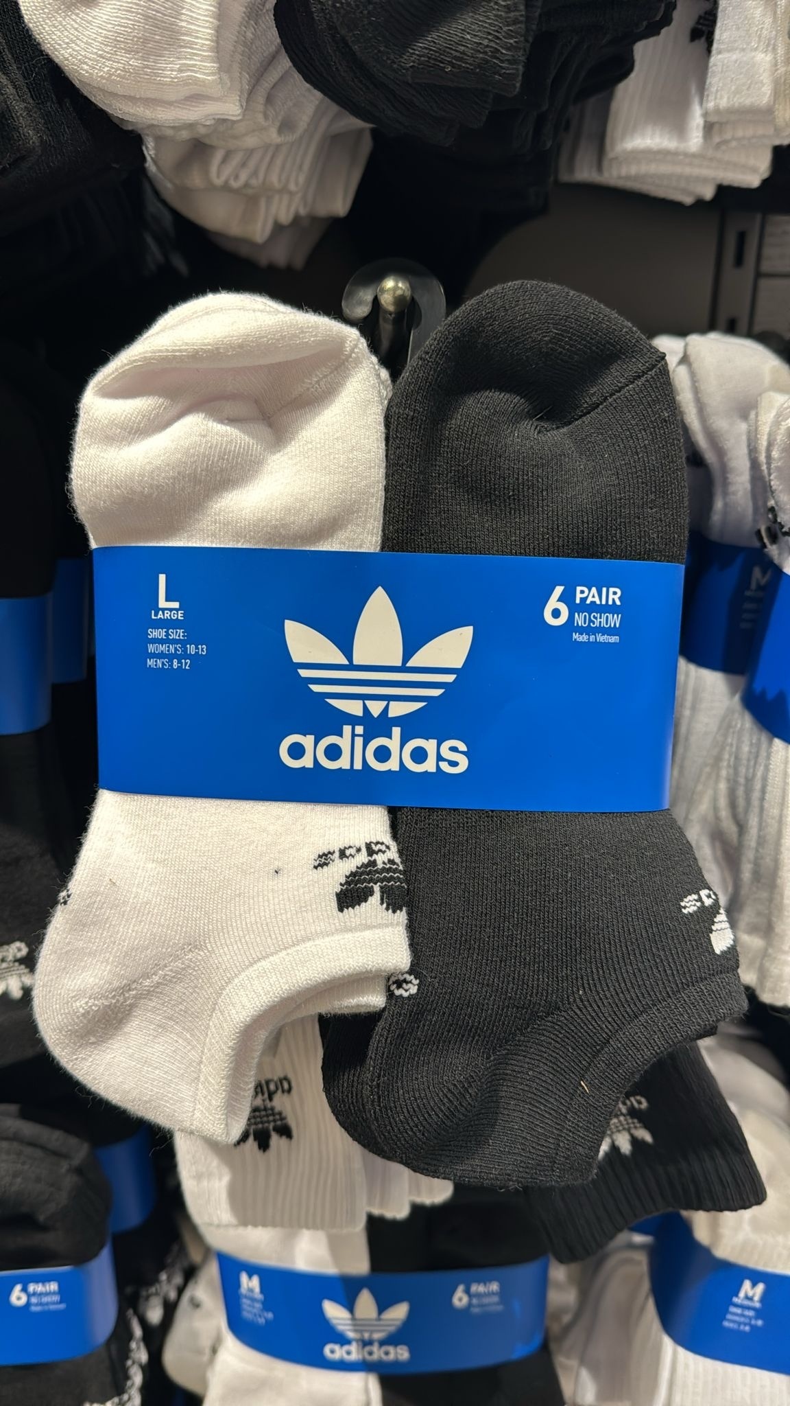 【預購】Adidas LL101596 Original logo襪（6對裝）