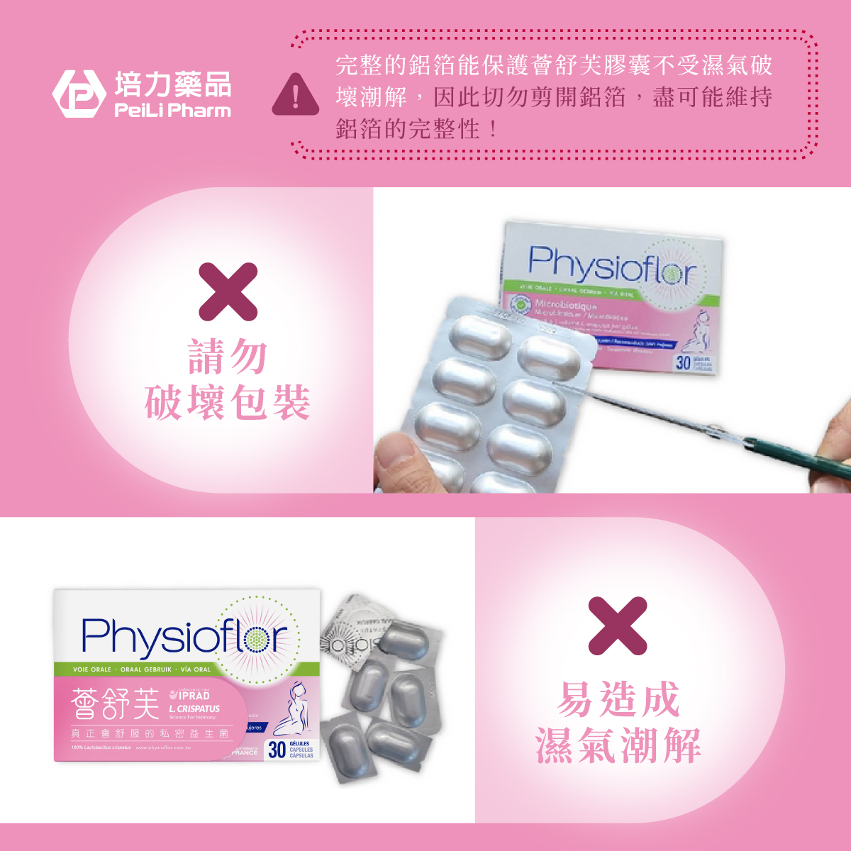 薈舒芙.完整膠囊鋁箔.保護膠囊.濕氣.破壞潮解