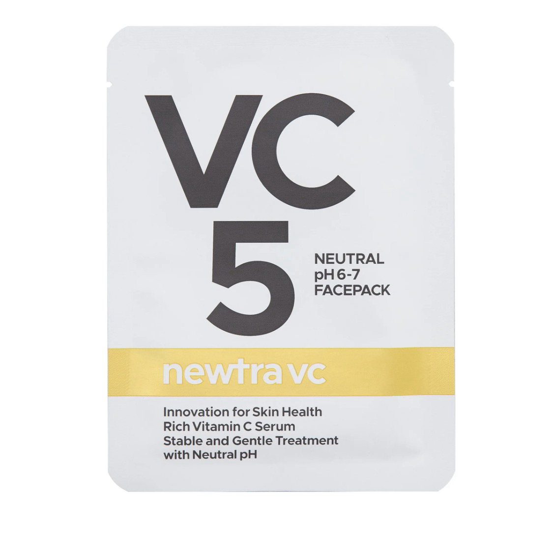 日本【正品】newtra VC5 面膜 1盒4入裝 含有皮膚調節成分MIRA-VCII（維生素C衍生物）