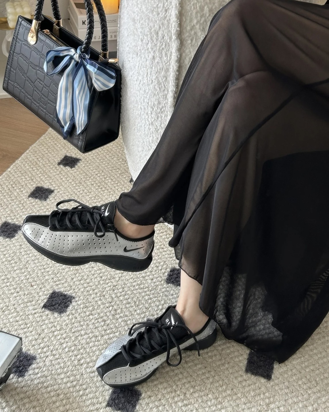 【預購】NIKE W AIR SUPERFLY 'METALLIC SILVER AND BLACK IB5824001