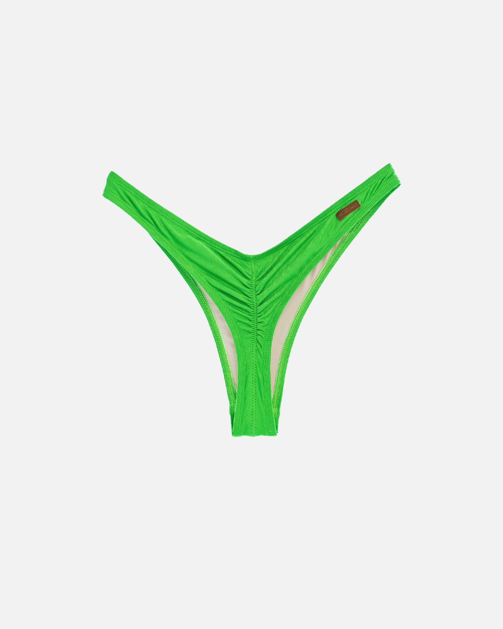 【羅紋青草綠】VEW 海鷗丁字泳褲