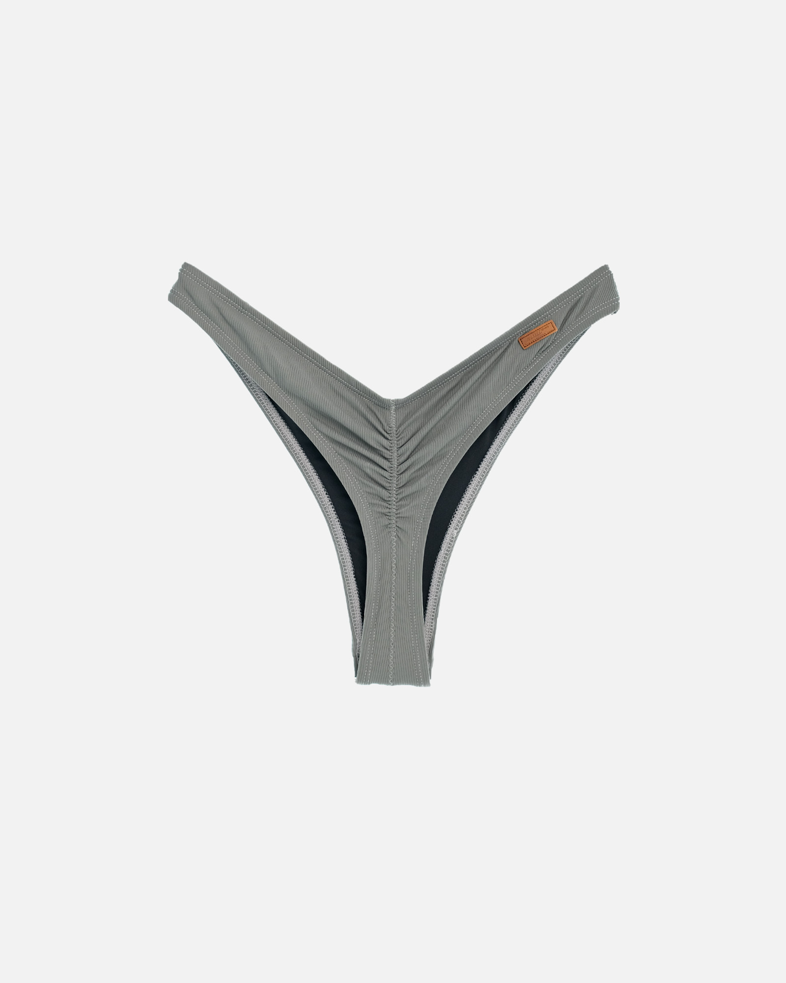 【羅紋山林灰】VEW 海鷗丁字泳褲