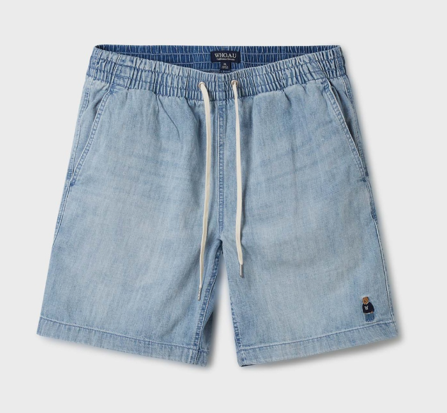 [K] WHO.A.U Steve Denim Shorts, (56)Light Indigo, WHTJF2532M56 (KWAU226)