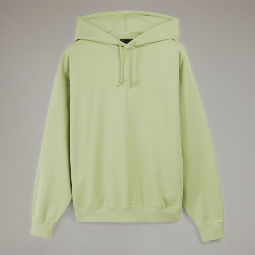【 Y-3 FRENCH TERRY HOODIE 毛圈連帽衫 - 亮萊姆綠 】