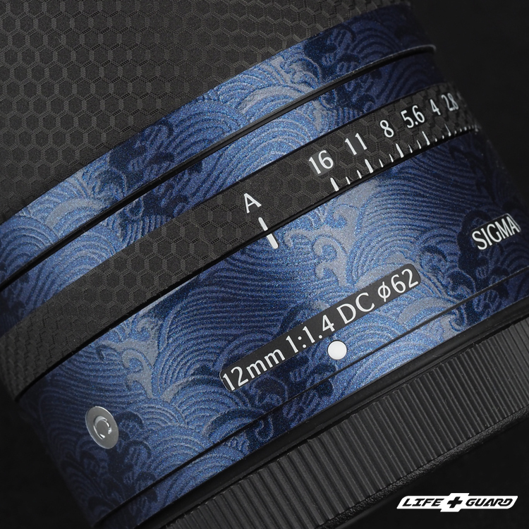 SIGMA 12mm F1.4 DC Contemporary 專機專屬鏡頭貼膜，LIFE+GUARD 設計風格