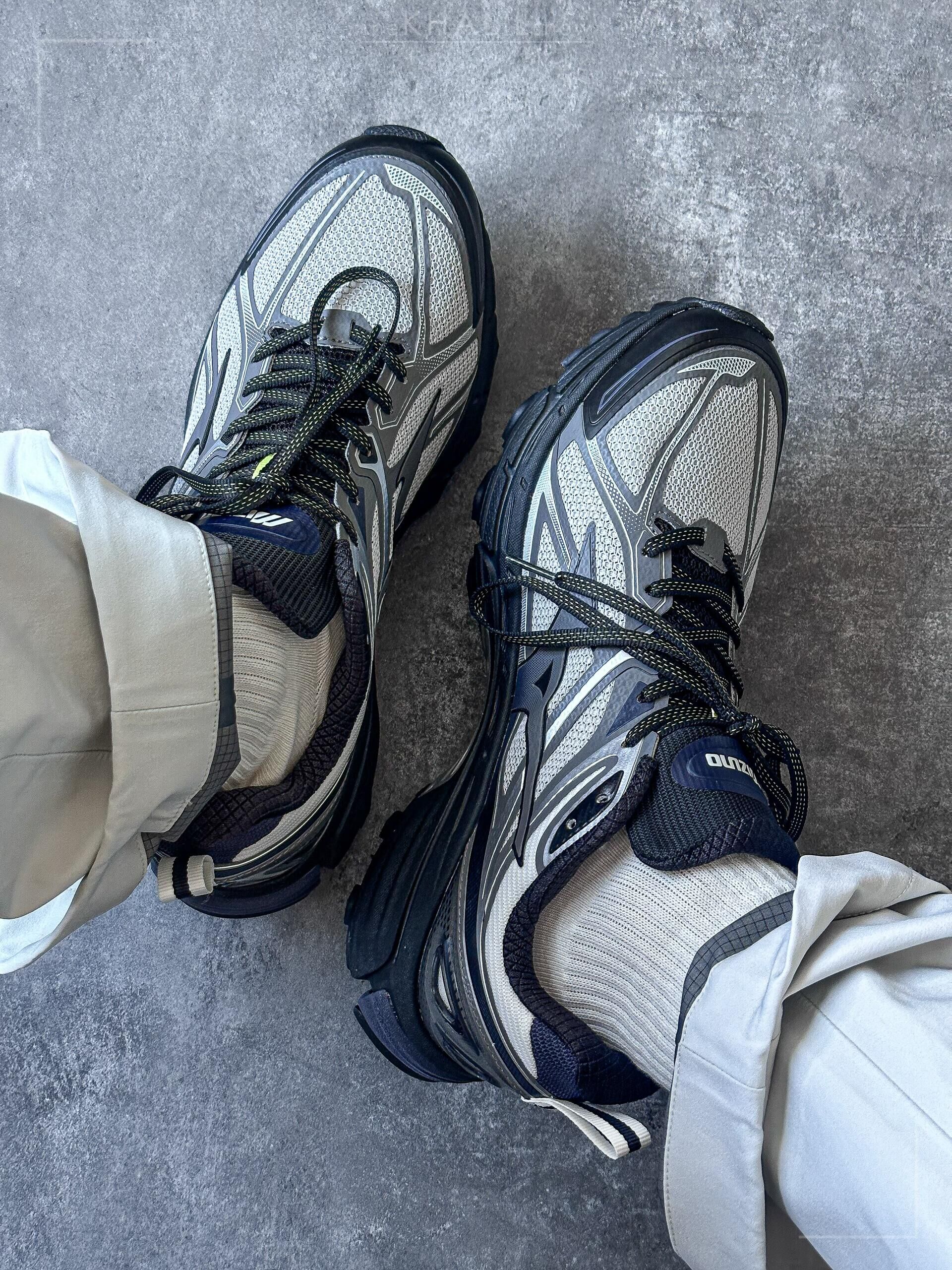 MIZUNO 美津濃 Halo Mix TL 灰銀色 灰黑色 防潑水 機能風 山系慢跑鞋 雙密度中底 D1GH251203/預購