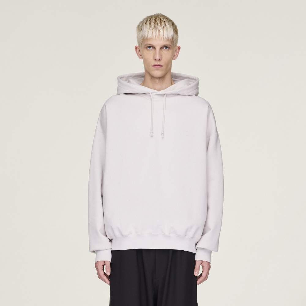 【 Y-3 FT LOGO HOODIE 毛圈連帽衫 - 珍珠白 】